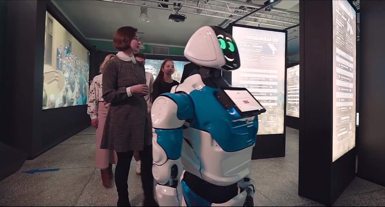 Mostrar Robô usado em museus