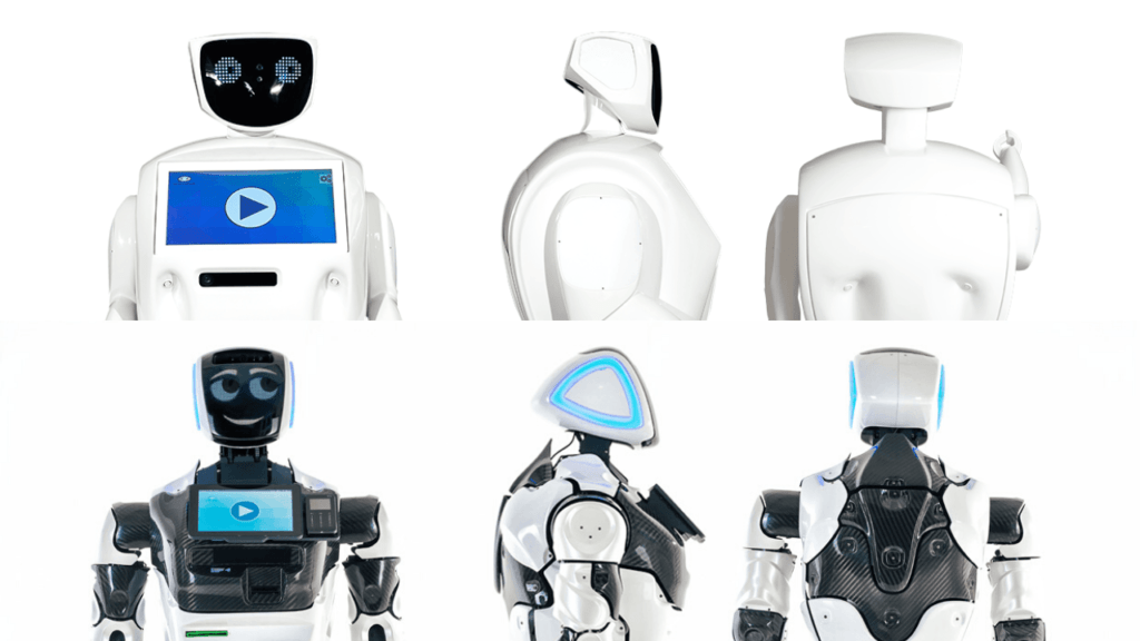 Robôs Promobot V2vsV4
